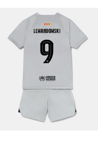 Barcelona Robert Lewandowski #9 Babyklær Tredje Fotballdrakt til barn 2022-23 Korte ermer (+ Korte bukser)